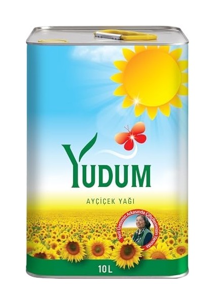 Yudum Ayçiçek Yağı, Teneke, 10 Lt