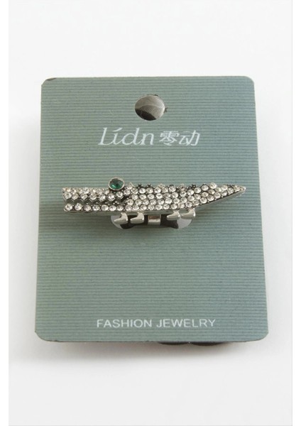 Timsah Taşlı Lastikli Toka