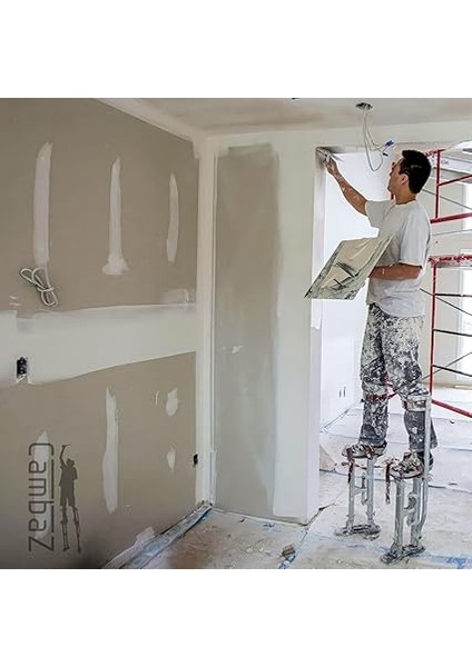 Ayarlanabilir Uzatmalı Ayaklık - Alçıpan Montajı Için Giyilebilir Iskele 45-76 cm fırsatları