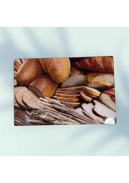 Ekmek Desenli Cam Kesme Panosu 25X35 cm