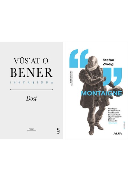 Dost (Ciltli) + Montaigne