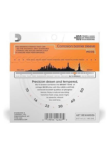 EZ900 85/15 Bronze Akustik Gitar Teli (10-50) modelleri