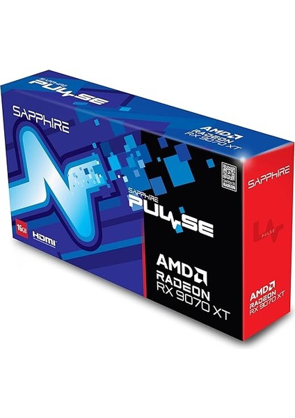 Pulse Amd Radeon™ Rx 9070 Xt Gamıng 16GB Dual Hdmı/dual Dp Gpu Ekran Kartı modelleri