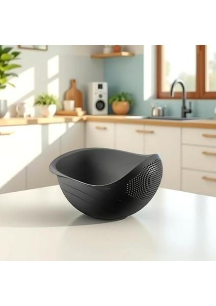 Home Çok Amaçlı Süzgeç - Pirinç Süzgeci 3 Litre Siyah fiyatları