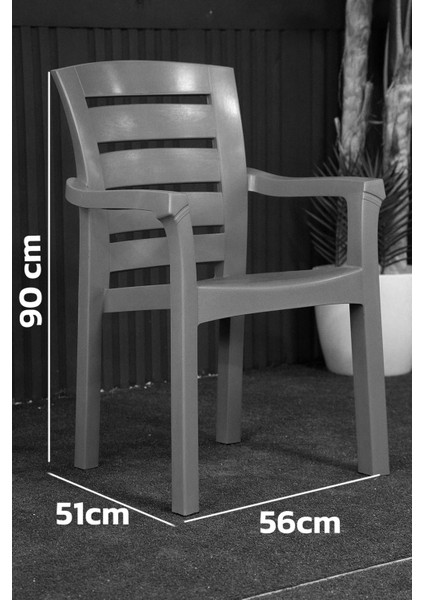 Didim Istiflenebilir Bahçe Balkon Koltuk Sandalye 6 Adet indirimleri