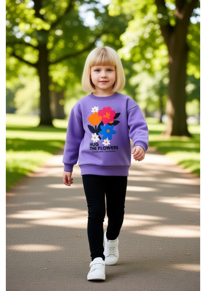 Kız Çocuk Pamuklu Oversize Üst ve Alt Takım Rahatlık ve Şıklık Bir Arada Kaliteli Şık Rahat