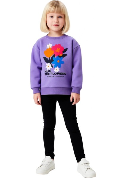 Kız Çocuk Pamuklu Oversize Üst ve Alt Takım Rahatlık ve Şıklık Bir Arada Kaliteli Şık Rahat fırsatları