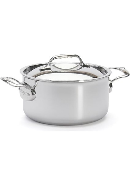 Buyer Kızartma Tenceresi Kapaklı, Paslanmaz Çelik, Gümüş, Paslanmaz Çelik, Gümüş, 27.9 x 20.1 x 10.9 cm