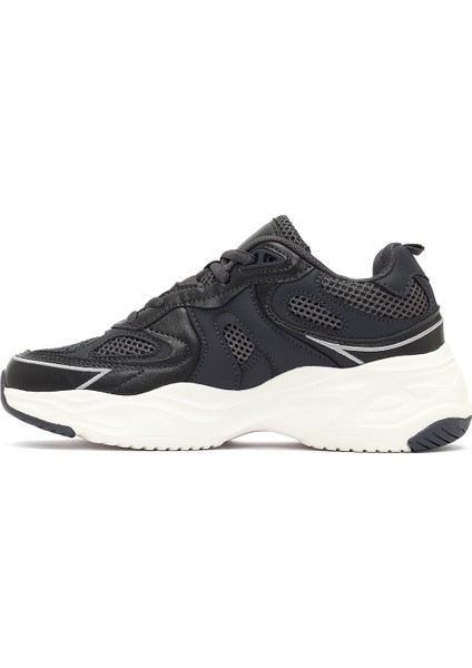 Kadın Gri Bağcıklı Kalın Tabanlı Sneaker 25AFD494214 fiyatları