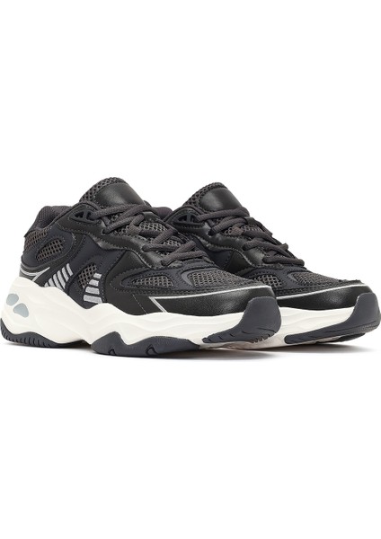 Kadın Gri Bağcıklı Kalın Tabanlı Sneaker 25AFD494214 modelleri