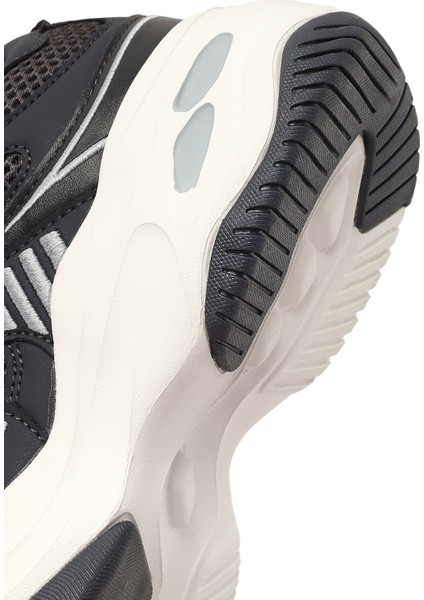 Kadın Gri Bağcıklı Kalın Tabanlı Sneaker 25AFD494214