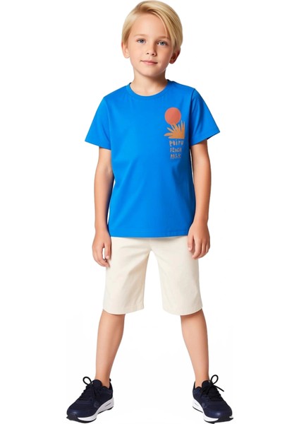 Erkek Çocuk Pamuklu Tişört ve Şort Takımı Günlük Kullanım Için Mükemmel Kaliteli Şık Rahat fiyatları