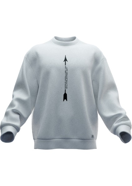 Ok (Atsız Şiir) Baskılı Oversıze Sweatshırt (Unısex)