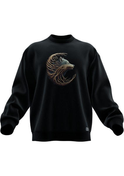 Bozkurt V3 Baskılı Oversıze Sweatshırt (Unısex)