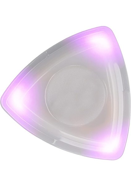 Pilli LED Gitar Penaları - Elektrik ve Akustik Gitar Için Parlayan Işıklı Penalar, Gece Çalmak Için, Özelleştirilebilir Renkler (Purple)