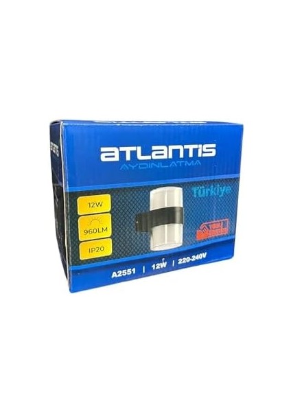 Duvar 12W 3500K Sarı Işık | 960 Lümen, IP20 Duvar Tipi Aydınlatma | Iç Mekan Dekoratif Lamba – Balkon, Hol, Yatak Odası, Teras Için | 8X11X13 cm modelleri