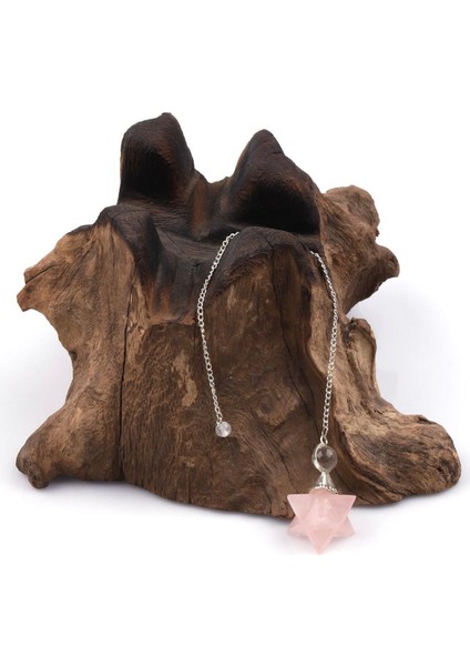 Favorilere Ekle < < Önceki Sayfaya Dön Pembe Kuvars Doğal Taş Merkaba Pandül - Sarkaç fiyatları