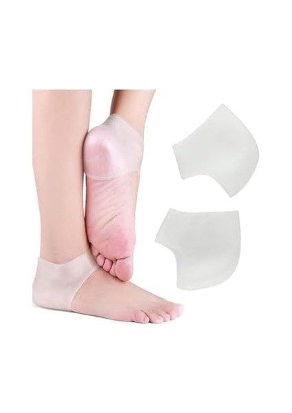 Bunyon Silikon Topuk Desteği Gömleği Topuk Çatlağı Koruyucu Topuk Dikeni Koruyucu Topuk Yumuşatıcı Çorap