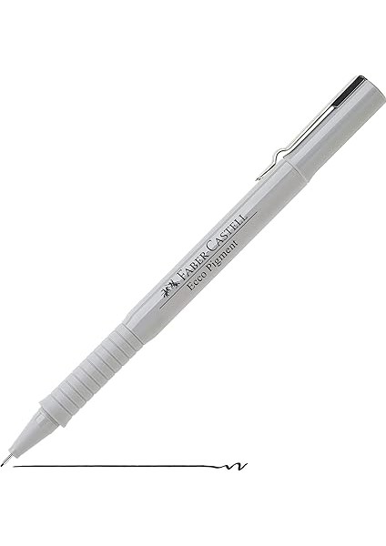 Pigment Çizim Kalemi Seti, 4’lü Siyah, 0.2/0.4/0.6/0.8 mm Uç, Su ve Işık Geçirmez Mürekkep, Cetvel ve Şablon Uyumlu modelleri