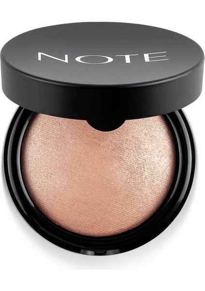 Note Baked Powder 01 Stardust Işıltılı Bitişli Highlighter Toz Yüz Pudrası modelleri