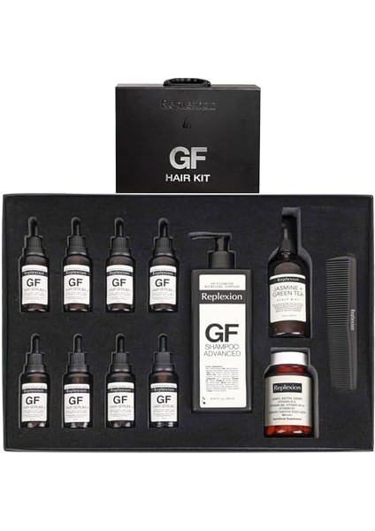 Replexion Saç Bakım Kiti – Saç Bakım Serumu Erkek ve Kadınlar 8 x 30ML – Saç Dökülmesine Karşı Güçlendirici Şampuan 250 ml – Hair Nail Skin Gıda Takviyesi 90 Adet Kapsül – Yasemin & Yeşil Çay 100 ml fiyatları