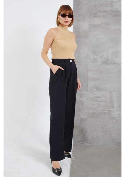 Kadın Beli Lastikli Pzzo Pantolon indirimleri