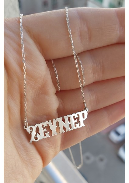 925 Ayar Gümüş Isimli Kolye