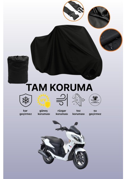 Siyah Rks Cityblade Uyumlu Motor Branda, Koruyucu Örtü, Motosiklet Brandası