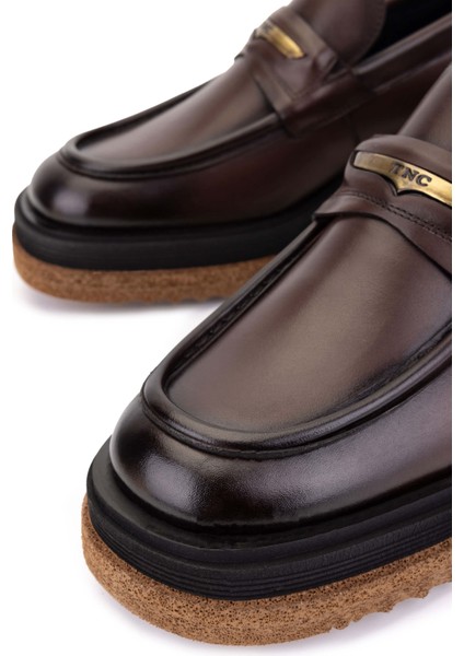 Erkek Hakiki Deri Kahverengi Loafer Ayakkabı 771 65446 Erk Ayk SK25-26 Kahve Spr fırsatları