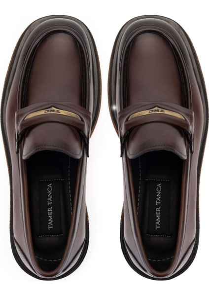 Erkek Hakiki Deri Kahverengi Loafer Ayakkabı 771 65446 Erk Ayk SK25-26 Kahve Spr indirimleri