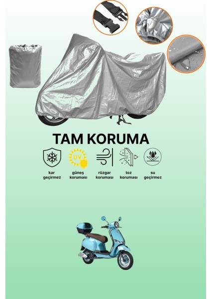 Gri Altai Xline 125 Pro Uyumlu Motosiklet Brandası, Koruyucu Örtü, Motor Branda