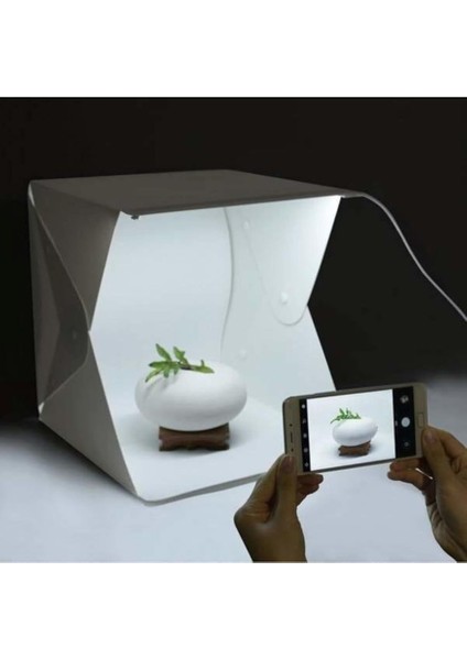 Çekim Çadırı Mini Fon Fotoğraf Stüdyosu Ledli Işık Perdesi