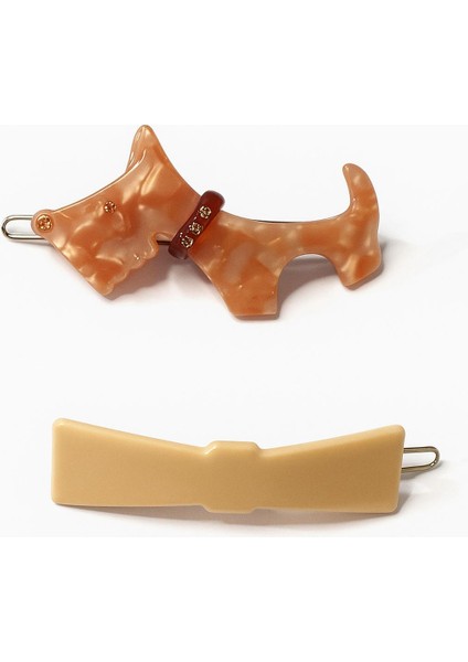 Köpek Detaylı Akrilik Toka Seti 2 Adet modelleri