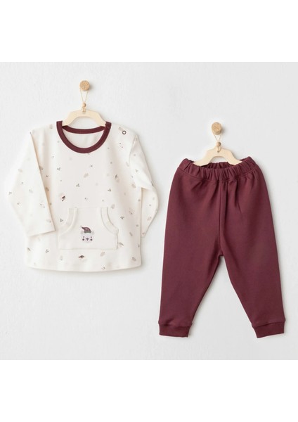 Litaetrend Andywawa AC26184 My 1 St Wardrobe 2'li Takım Burgundy