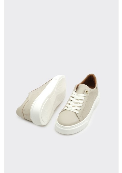 Hakiki Deri Desenli Kadın Sneaker fırsatları