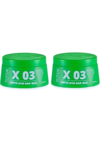 Totex x 03 Saç Şekillendirici Matte Wax | Yüksek Tutuş & Maksimum Kontrol | Unisex Parfüm Kokulu 150ML fiyatları