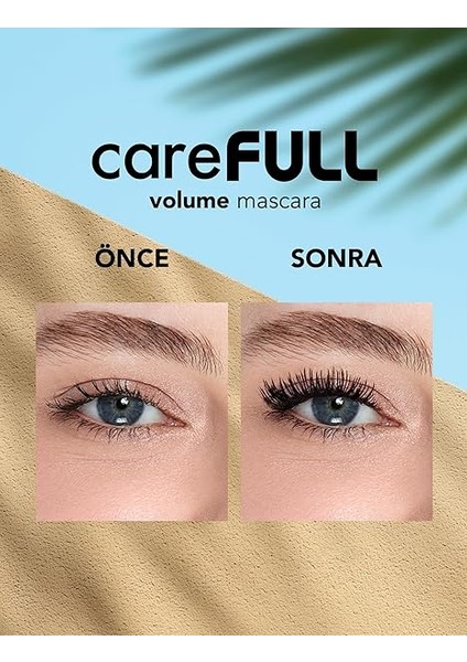 Hacim Veren Besleyici Maskara Siyah Carefull Volume 000 Black fırsatları
