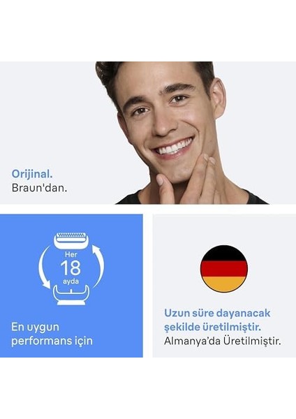 Braun Series 3+ Elektrikli Tıraş Makinesi Yedek Başlığı, 32B