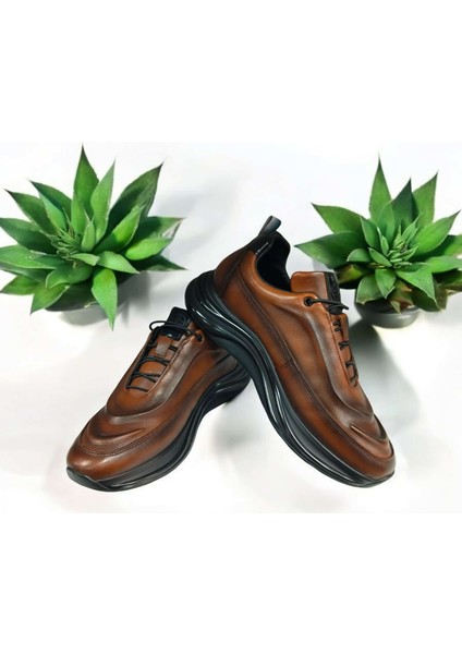 AB-733 Hakiki Deri Ortopedik Dört Mevsim Erkek Casual Günlük Ayakkabı