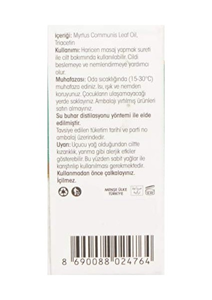 Shiffa Home Mersin Yağı 5 ml | Doğal Mersin Yaprağı Yağı, Distilasyon Yöntemi ile Elde Edilmiş Saf Uçucu Yağ | Cilt Besleyici, Nemlendirici ve Canlandırıcı Etki, Aromaterapi ve Masaj Için Uygun