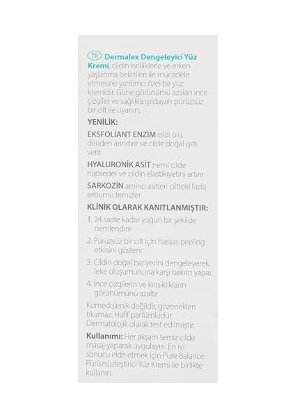 Dermalex Pure Balance Dengeleyici Krem modelleri