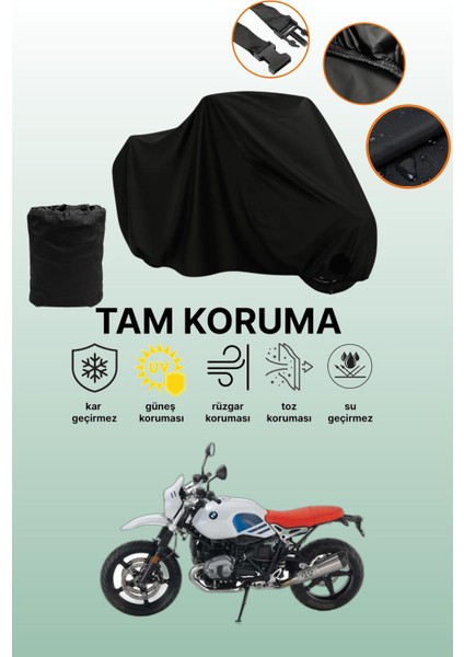 Siyah Bmw R Nine T Urban G/s Uyumlu Motor Branda, Koruyucu Örtü, Motosiklet Brandası