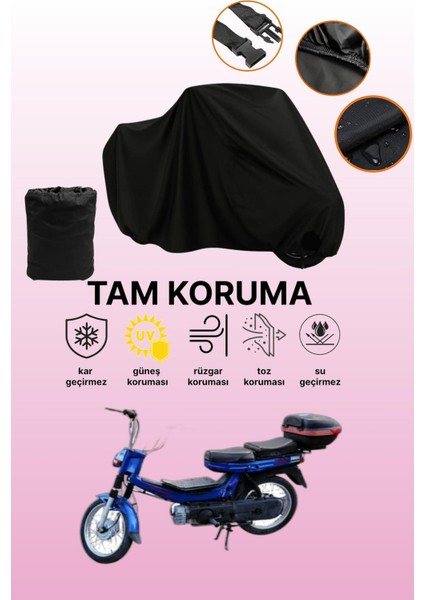 Siyah Kanuni Power Gxl Uyumlu Motor Branda, Koruyucu Örtü, Motosiklet Brandası