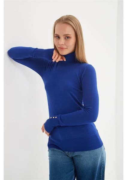 Balıkçı Yaka Kazak Saks fiyatları