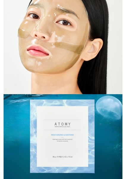 Marine Deniz Mineralli Ampoule Jel Maske Yatıştırıcı & Canlandırıcı