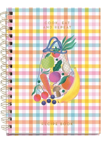 Defter Mr Yemek Defteri Spiralli Meyveler