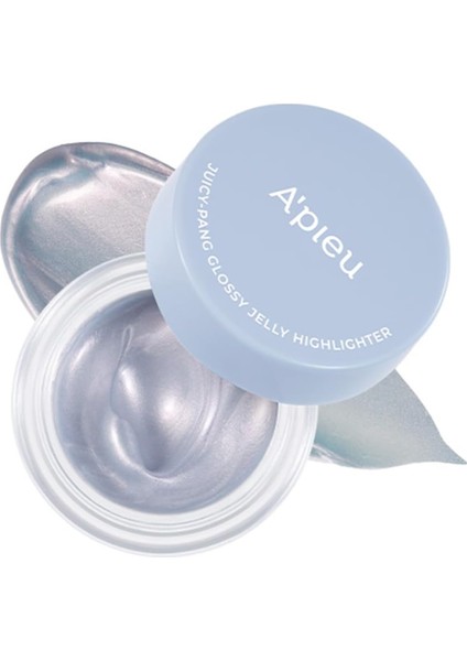 Mıssha Islak ve Doğal Görünümlü Jel Aydınlatıcı A&apos;pıeu Juicy Pang Glossy Jelly Highlighter No:5 Mermaid