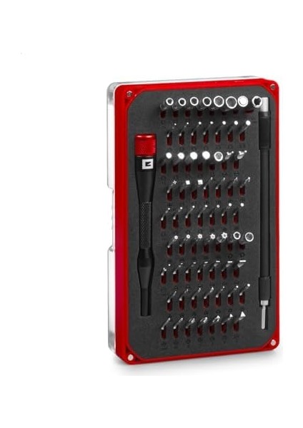 66 Parçalı ve Elektronik Tamir Seti ( Uçlar, Lokmalar, Tornavida Ucu Tutucusu, Esnek 150 mm Uzatma, Uzatma Ile) - 49115030 modelleri