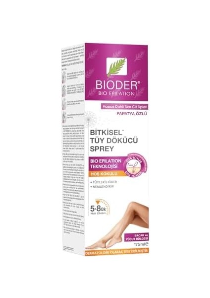 Bioder Tüy Dökücü Sprey Kadın 175 ml - Tüy Azaltıcı Etki fiyatları