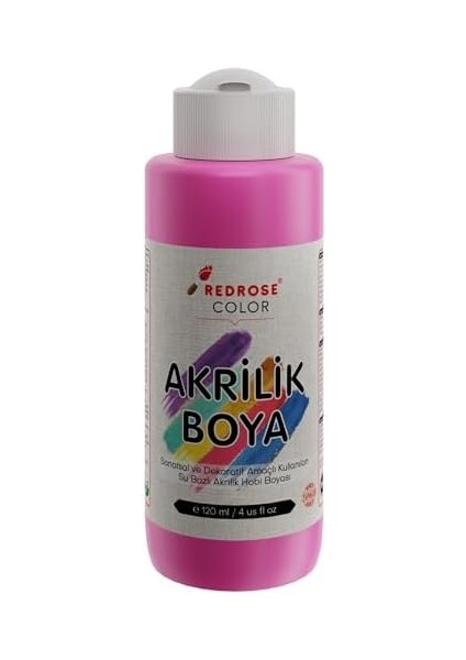 Rose Pembe Akrilik 120 ml fiyatları